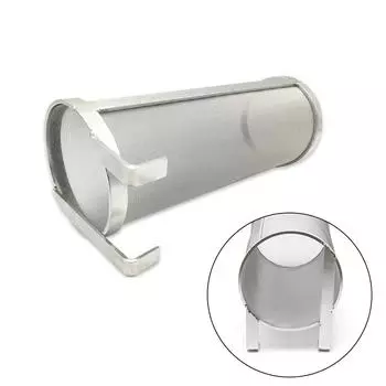 Заварной бункер из нержавеющей стали 304 размером около 10 х 4 дюйма, пивной бункер