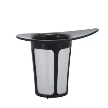 Заварочный чайник HARIO на одну чашку OTM-1 с ситечком, черный S-OTM-B08