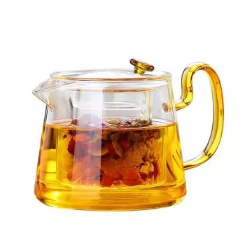 Заварочный чайник из термостойкого стекла Flower Tea Cup 750 мл, практичная бутылка, многофункциональный заварочный чайник, набор для приготовления чая