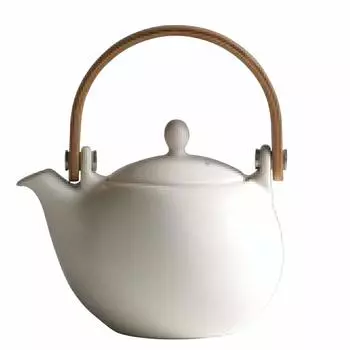 Заварочный чайник SALIU Yui, белый, 330 куб. см, керамический чайник, чайная утварь [заварочный чайник из фаянса] белый