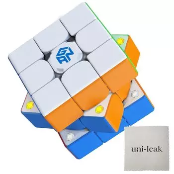 завершение крест GANCUBE GAN356 я ношу без наклеек 3x3x3 соревновательное использование с магнитом [6-страничное видео, включено]