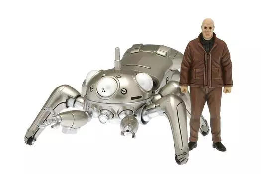 Завершенная модель Ghost in the Shell Tachi Silver Finish 1/24 SAC. [Металлическая версия]