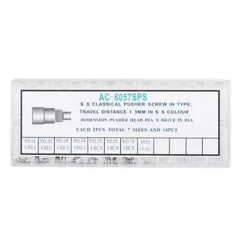 Завинчивающаяся заводная головка для часов с кнопкой хронографа, аксессуар для часов AC6057SPS