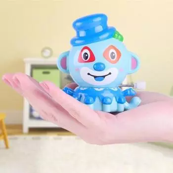 Заводная игрушка клоун, без батареек, интересная милая модель клоуна, интерактивная игрушка для родителей и детей, пластиковая игрушка для детского сада, ходячий клоун, заводная игрушка