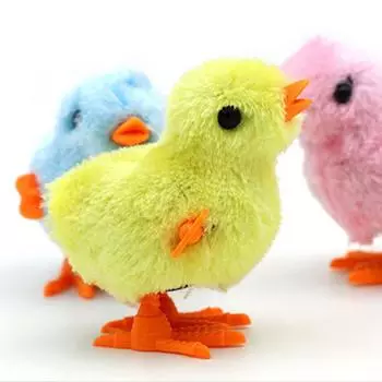Заводная кукла, плюшевая Заводная интерактивная детская игрушка, карикатура на цыпленка, подарок
