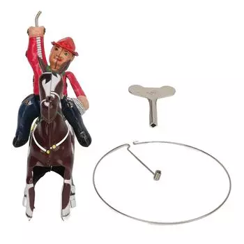 Заводная винтажная фигурка игрушка ковбойская тематика заводная игрушка украшение индивидуальное украшение для детей взрослых