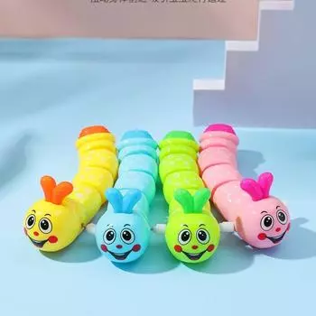 Заводные игрушки Заводные игрушки Заводная игрушка Гусеница Игрушки в форме радужной гусеницы Random color
