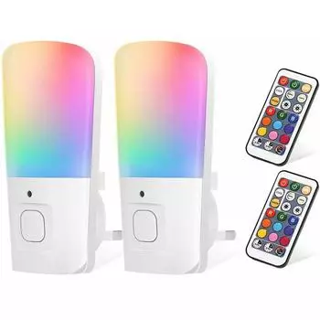 Заводская цена 110-240 В 1 Вт RGB 3000 К 5000 К Освещение с вилкой США, Великобритании, ЕС, светодиодный ночник для детей, детей дома 1