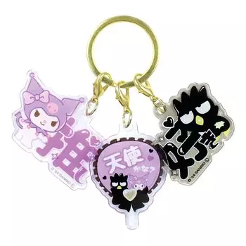 Заводской брелок Sanrio Персонажи Sukipi 3 Charm Фиолетовый Черный T S & SR-5541980PB