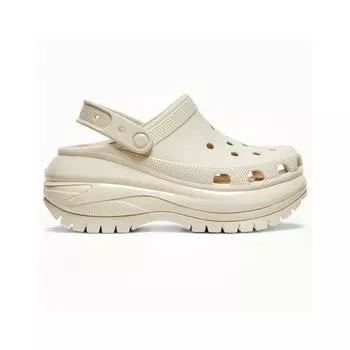 Завтра поступит в продажу все размеры для женщин 24 сезона Crocs 7 см Premium Mega Crush Clogs Bone 207988 bone36