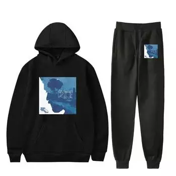 Zayn Malik Room Under The Stairs Новый альбом Спортивные костюмы Комплекты Мужские повседневные толстовки с капюшоном + спортивные штаны Комплект из 2 предметов Уличная одежда S