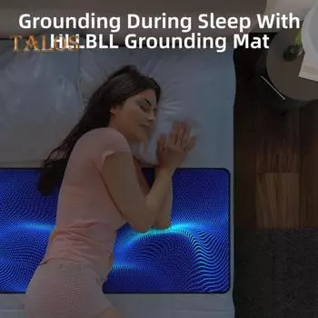 Заземляющий коврик для кровати, искусственная кожа, заземляющий матрас с заземляющим шнуром для лучшего сна, снятия боли и стресса S AU Plug