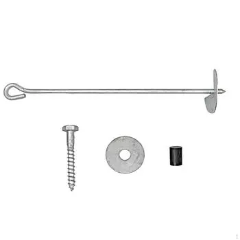 Заземляющий якорь, металлические крючки, колышки, 50 см, многоразовые небьющиеся колья для палатки, земля для