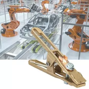 Заземляющий зажим А-образный антиоксидантный латунный универсальный сварочный зажим заземления для верфей