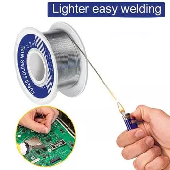 Зажигалка 0,8 мм, сварочная проволока для припоя, порошковая низкотемпературная сварочная оловянная проволока из нержавеющей стали серый