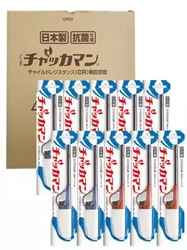 Зажигалка Tokai Chukkaman CR, палочка зажигания, красная, синяя, высота 7 x ширина x ширина, защита от детей, дизайн, сделано в Японии, антибактериальное, набор из 10 шт., примерно. 2,7