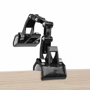 Зажим Calton, вращающийся зажим для доски для рисования, соединительный зажим с двумя головками, регулируемый угол и положение, зажим для мольберта, доска для рисования, подставка для художественного дизайна чёрный