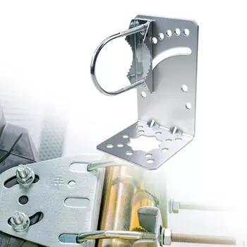 Зажим для антенной мачты, держатель столба типа L, простая установка, железный кронштейн Style A