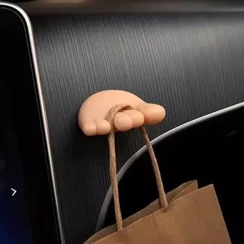 Зажим для автомобильных очков, форма руки, присоска, противоскользящий автомобильный интерьерный держатель для очков, органайзер для солнцезащитных очков, кабели A