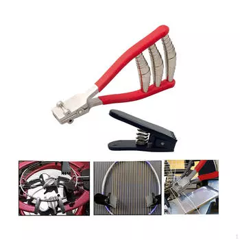 Зажим для бадминтона, инструмент для натяжки струн, три пружины, широкая головка, легко