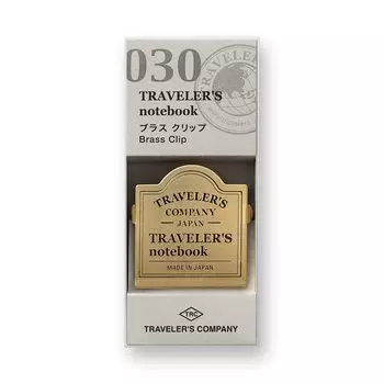 Зажим для банкнот из латуни с логотипом TRC 43089006 Traveler s