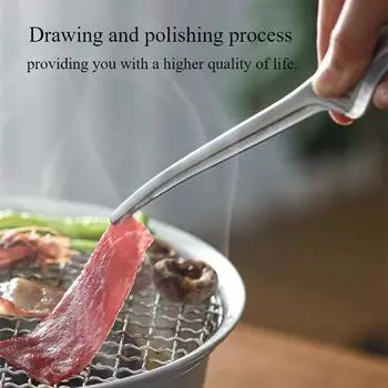 Зажим для барбекю, зажим для кемпинга на открытом воздухе, зажим для еды из нержавеющей стали 304, зажим для шведского стола, легкий зажим для столовой