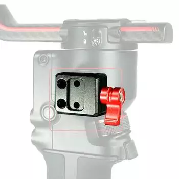 Зажим для быстросъемной направляющей с резьбовым отверстием 1/4 для клетки камеры, видеолампы, микрофона, монитора, Magic Arm