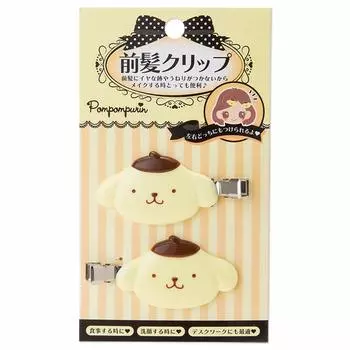 Зажим для челки Sanrio Pom Pom Purin 6 x 1 x см из АБС-смолы и набор примерно. 3.5 N-1506-032441 Правостороннее Левостороннее