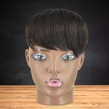 Зажим для человеческих волос в кусочках, сменный синтетический короткий топпер, мужской шиньон для топперов