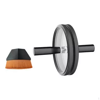 Зажим для чистки пластинок Прочный виниловый накопитель для этикеток Наборы для удаления грязи Защитный зажим чёрный