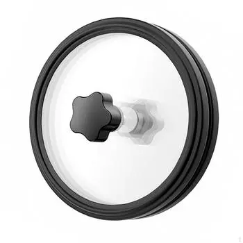 Зажим для чистки пластинок, зажим для чистки этикеток, силиконовая защита ручки 116mm black