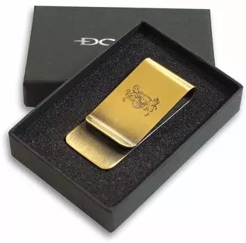 Зажим для денег DONOK Artisan Antique Made in Japan H53 x W21 x D8mm Упаковка для мужчин (Подарки Подарки)