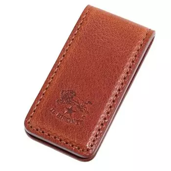 Зажим для денег IL BISONTE Duccio Vachetta кожаный коричневый SMW210PO0001BW221X мужские женские [предмет]