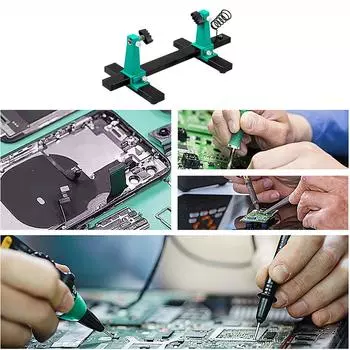 Зажим для держателя печатной платы удерживает печатную плату для пайки, регулируемый на 360 градусов, диапазон зажима 200/300 мм, зажим для печатной платы S