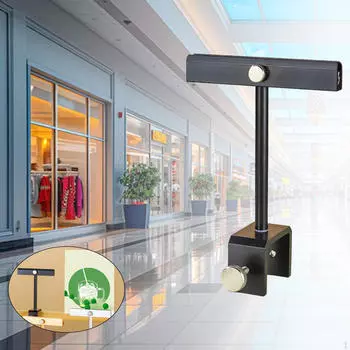 Зажим для держателя знака, зажим для ценника, дисплей, стойка для одежды и трубка для супермаркета чёрный