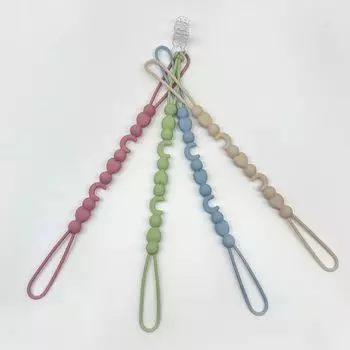 Зажим для детской соски без BPA, силиконовая цепочка для соски с защитой от падения, высококачественная цепочка для детской соски