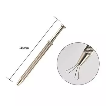 Зажим для драгоценных камней с четырьмя когтями из нержавеющей стали, зажим для драгоценных камней, алмазный захват, алмазные ювелирные изделия, сбор ювелирных изделий синий