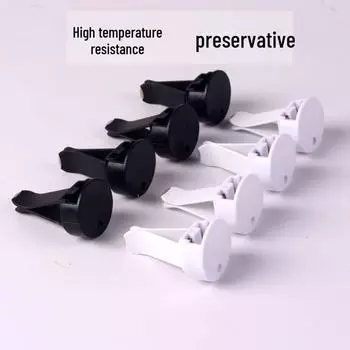 Зажим для духов на вентиляционное отверстие автомобиля из легкого сплава: Термостойкий, устойчивый к коррозии и стильный Card Slot чёрный