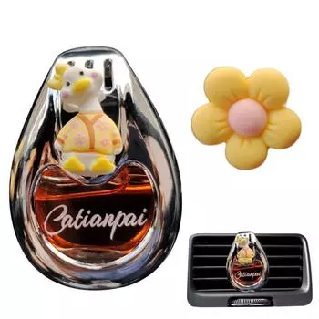 Зажим для духов в воздуховоде, мультяшный кондиционер, автомобильные духи, зажимы для вентиляционных отверстий, стойкий аромат, аксессуары для салона автомобиля для воздуха