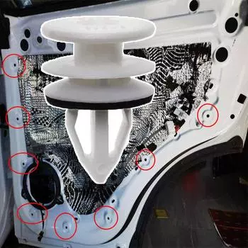 Зажим для дверной панели, фиксатор накладки для Hummer H2 H3 Chevrolet Trailblazer Ext Gmc Envoy Xl Saab 9-7x Isuzu Ascender 10X