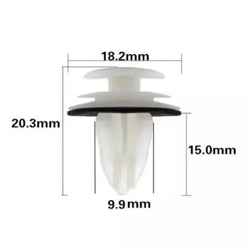 Зажим для дверной панели с уплотнительным кольцом, заклепка, зажим для бампера, фиксатор для BMW E34 E36 E38 E39 E46 M3 M5 Z3 X5, автомобильные аксессуары