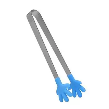 Зажим для еды из нержавеющей стали, небольшой силиконовый зажим, кухонные принадлежности One Size синий
