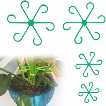 Зажим для фиксации растений Рама для поддержки вьющихся растений Рама для сбора стеблей цветов One Size зелёный