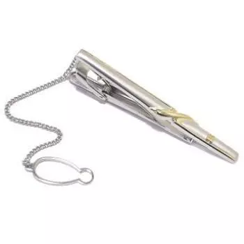 Зажим для галстука DAKS, традиционная марка DT5020 серебряный