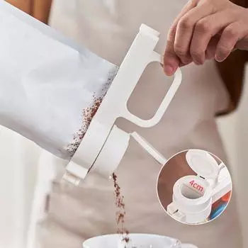 Зажим для герметизации пищевых пакетов с носиком для заливки, крышка-непроливайка, зажим для закусок 6,7 дюйма