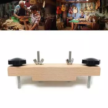 Зажим для гитары из цельного дерева Инструменты для акустической гитары Простая установка и эксплуатация Инструмент для ремонта зажима для гитарного бриджа