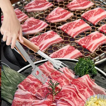 Зажим для гриля Food Flip, удобный для захвата лопатками, вилкой, многофункциональными щипцами для барбекю