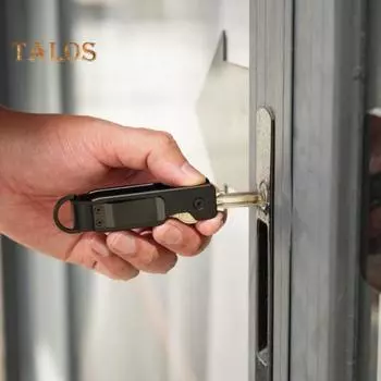 Зажим для хранения ключей Компактный дизайн Металлическая конструкция Уличный портативный органайзер для хранения ключей Совместим с различными типами ключей армия зеленый