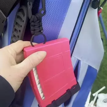 Зажим для хранения клюшек для гольфа Barrel Bundle Ящик для хранения клюшек для гольфа вмещает 18 клюшек чёрный