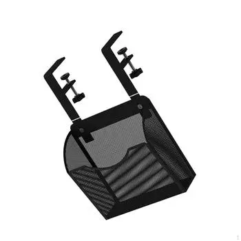 Зажим для хранения на столе, железная стойка для организации пространства в школе и дома чёрный